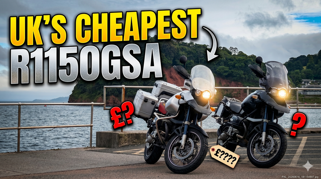 UK's Cheapest BMW GS? 10hr Trip R1150GSA Collection Mission!
