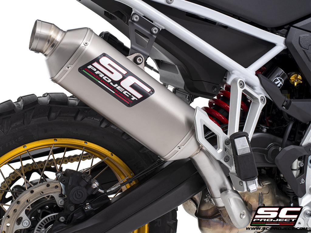 SC Project Rally Raid Titanium Slip-On Exhaust (BMW F900 GS)