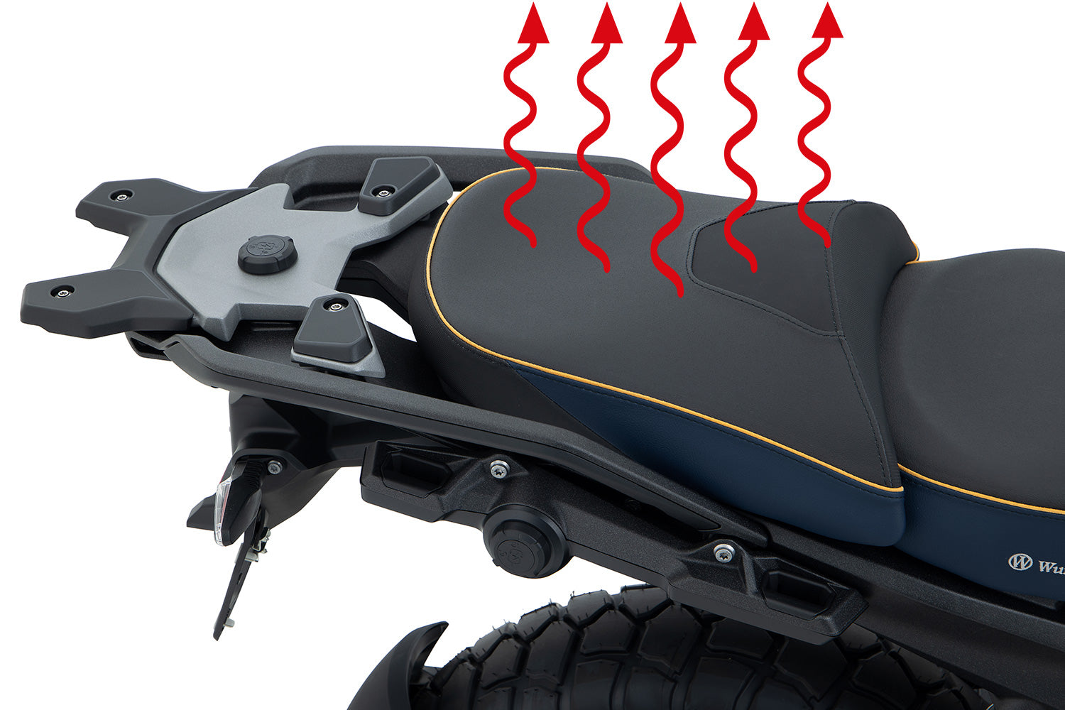 Wunderlich Passenger Seat AKTIVKOMFORT with Seat Heating Smart Plug & Play R 1300 GS