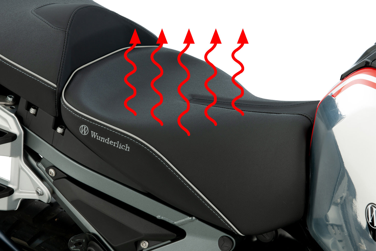 Wunderlich AKTIVKOMFORT Rider Seat - with Smart Plug & Play Seat Heating R 1300 GS Adv.