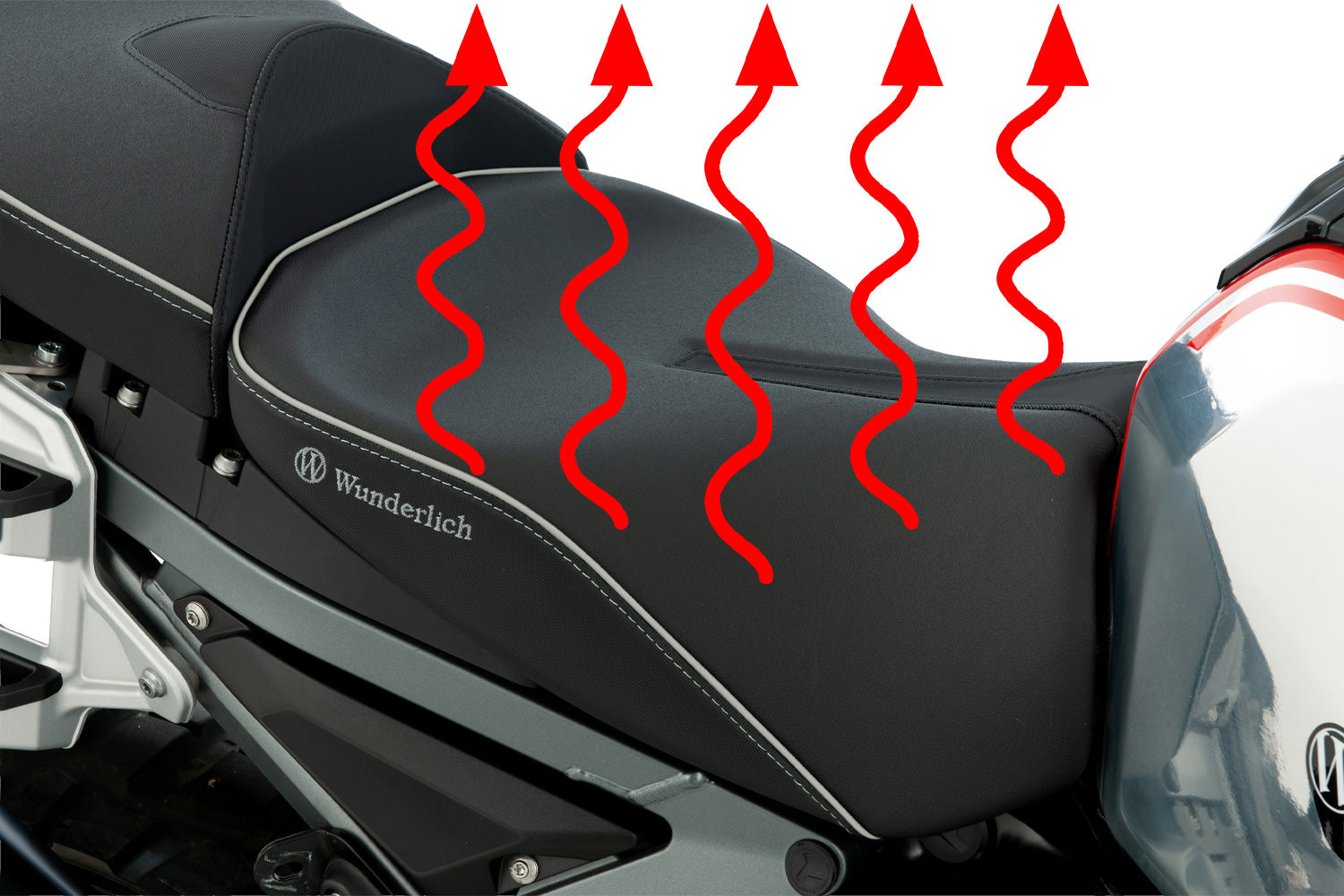 Wunderlich AKTIVKOMFORT Rider Seat with Smart Plug & Play Seat Heating R 1300 GS Adv.