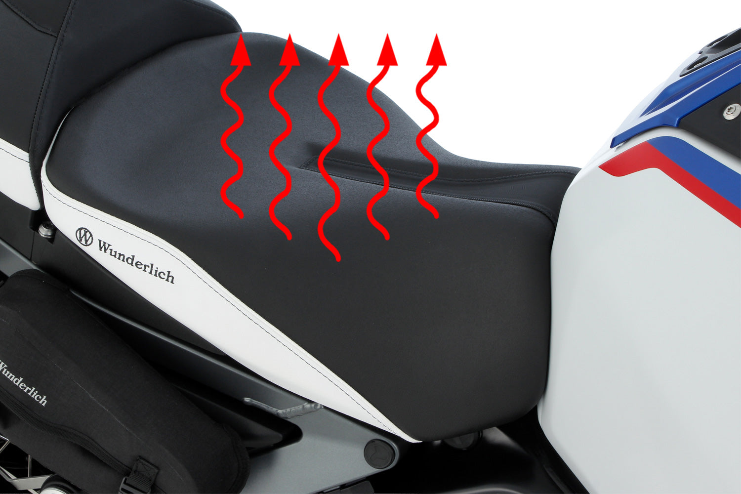 Wunderlich AKTIVKOMFORT Rider Seat with Smart Plug & Play Seat Heating