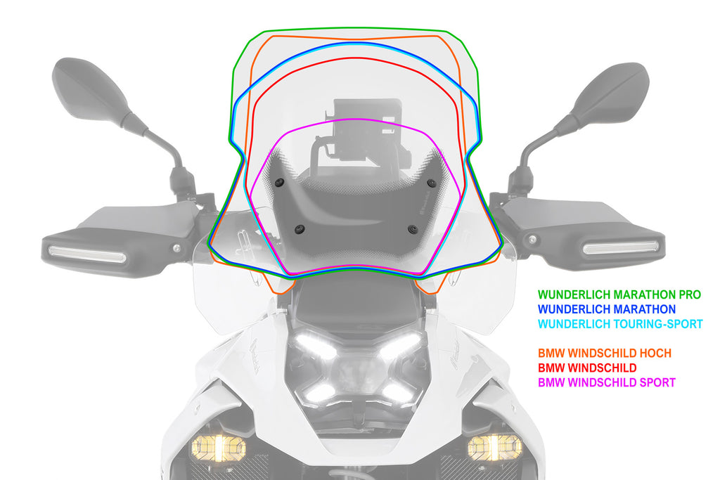 Wunderlich Windshield MARATHON PRO R 1300 GS (Adventure)