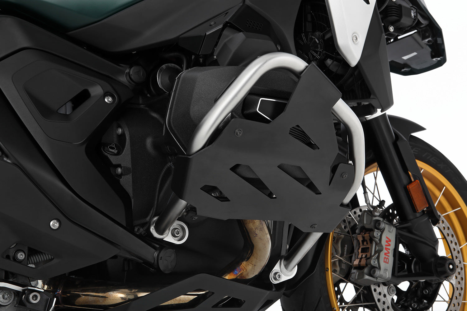 Wunderlich cylinder head protection for original engine protection bar R 1300 GS and GS Adventure