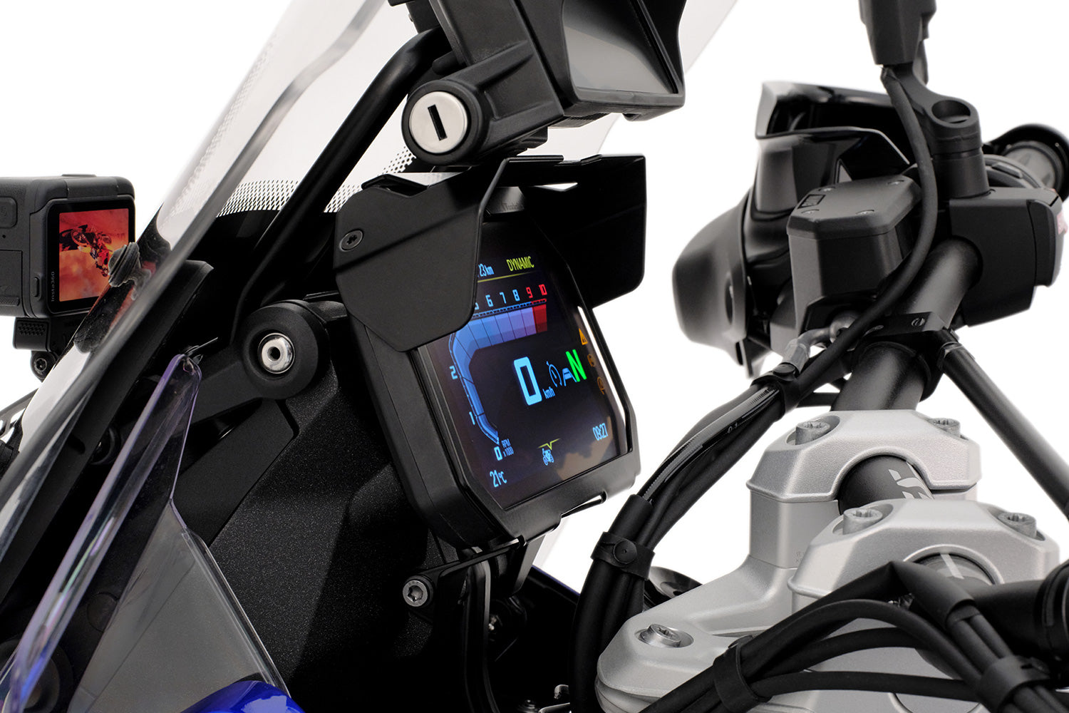 Wunderlich TFT Display Anti-Theft Protection with Sun Visor Preparation R 1300 GS + Adventure