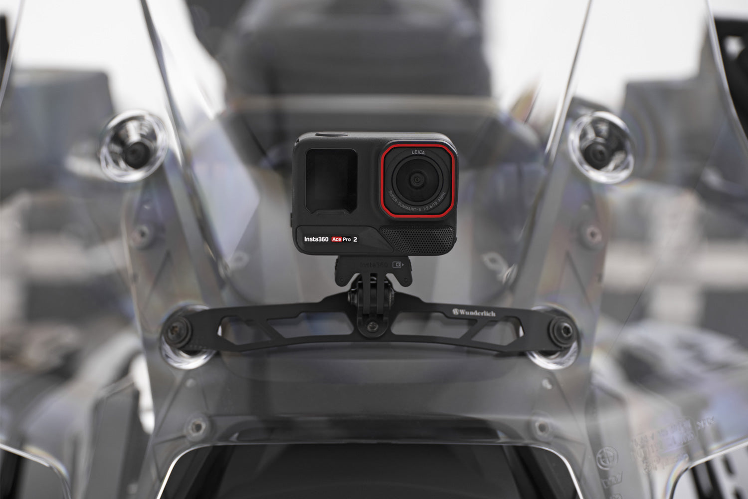 Wunderlich Action Cam Mount R 1300 GS and GS Adventure for BMW Tall Windscreen