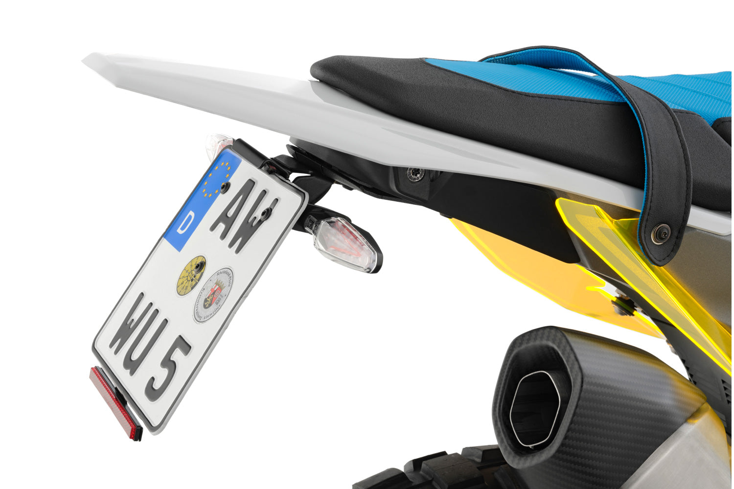 Wunderlich number plate holder R 1300 GS + RS (with 3-in-1 combined indicator light)