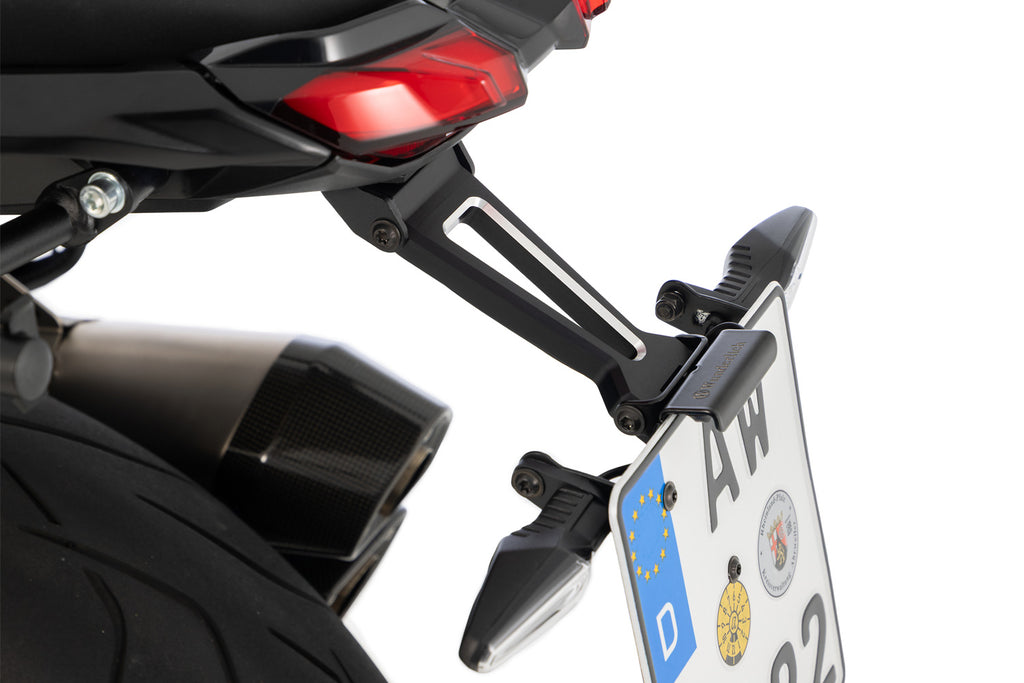 Wunderlich number plate holder R 1300 GS + RS (with 3-in-1 combined indicator light)