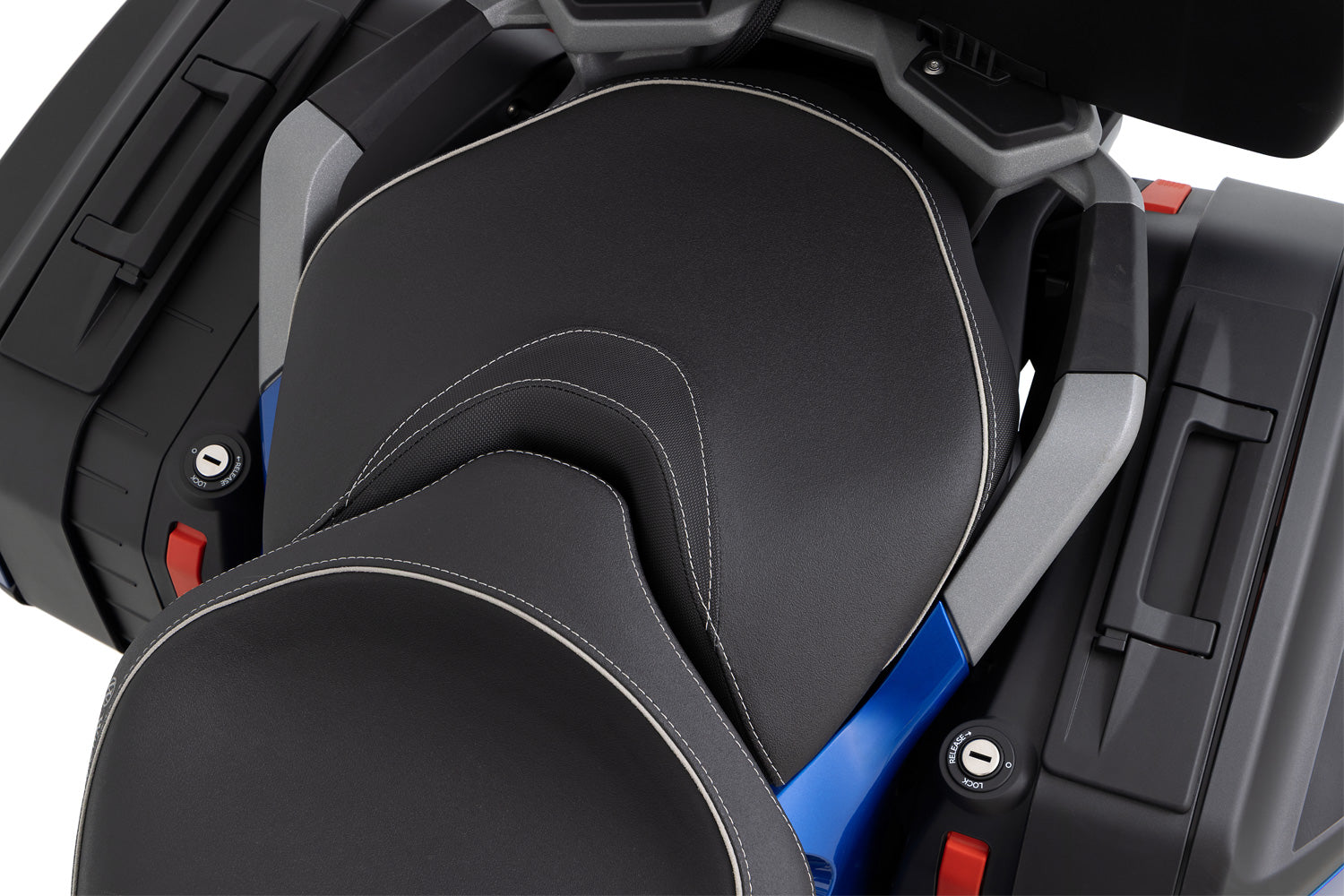 Wunderlich AKTIVKOMFORT passenger seat with seat heating Smart Plug & Play for the R 1300 RT