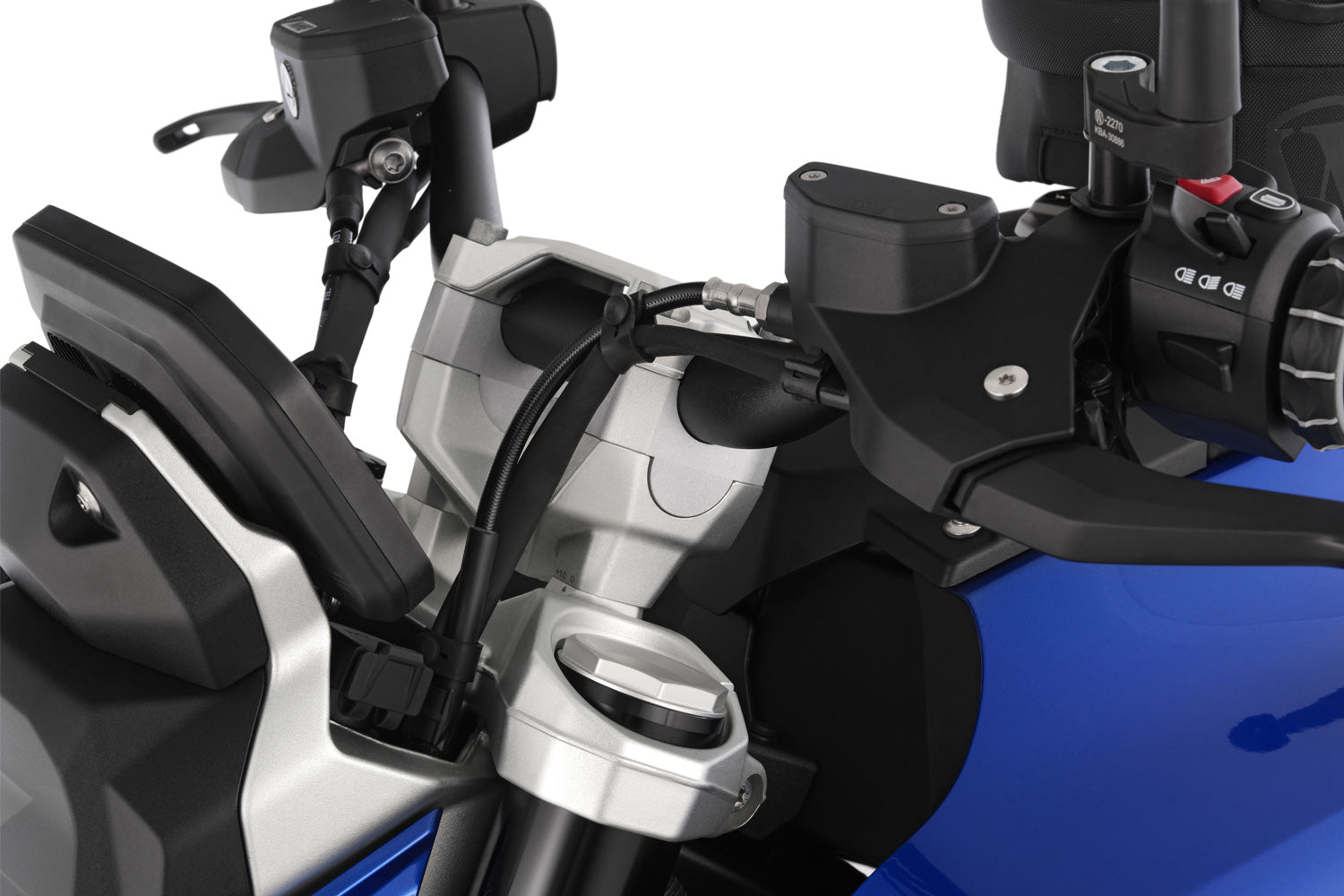 Wunderlich ERGO Handlebar Riser R 1300 R for models without BMW sat nav