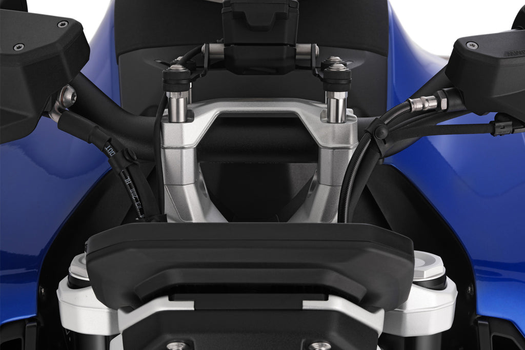 Wunderlich ERGO Handlebar Riser R 1300 R for models with BMW sat nav