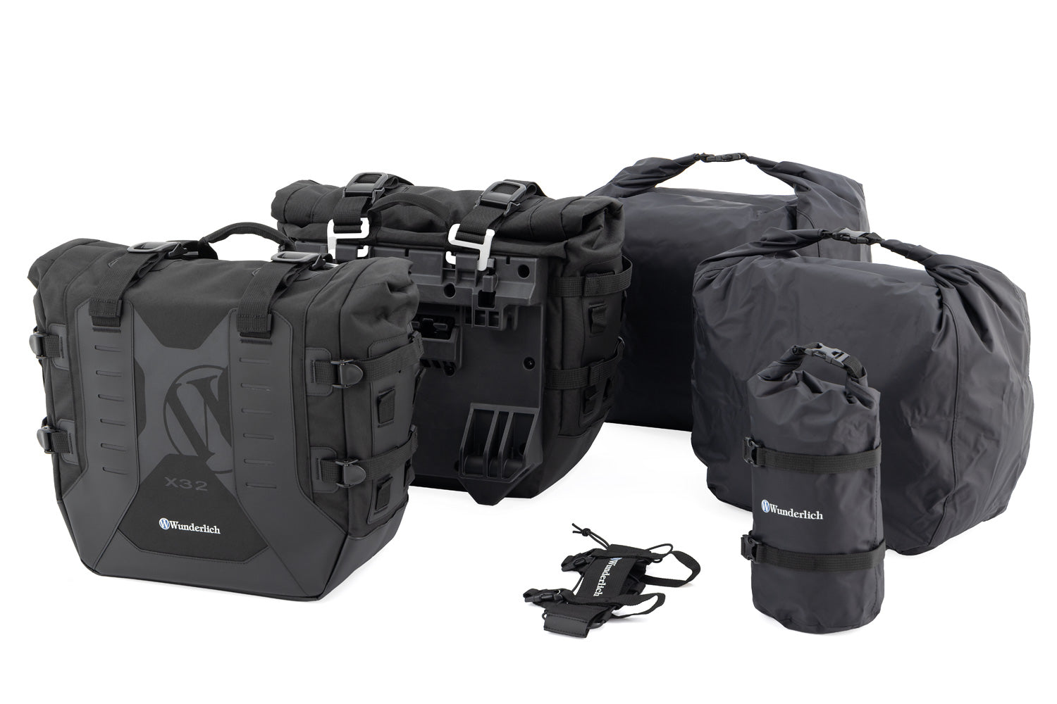 Wunderlich X luggage system side bag with carrier R 1300 R/RS