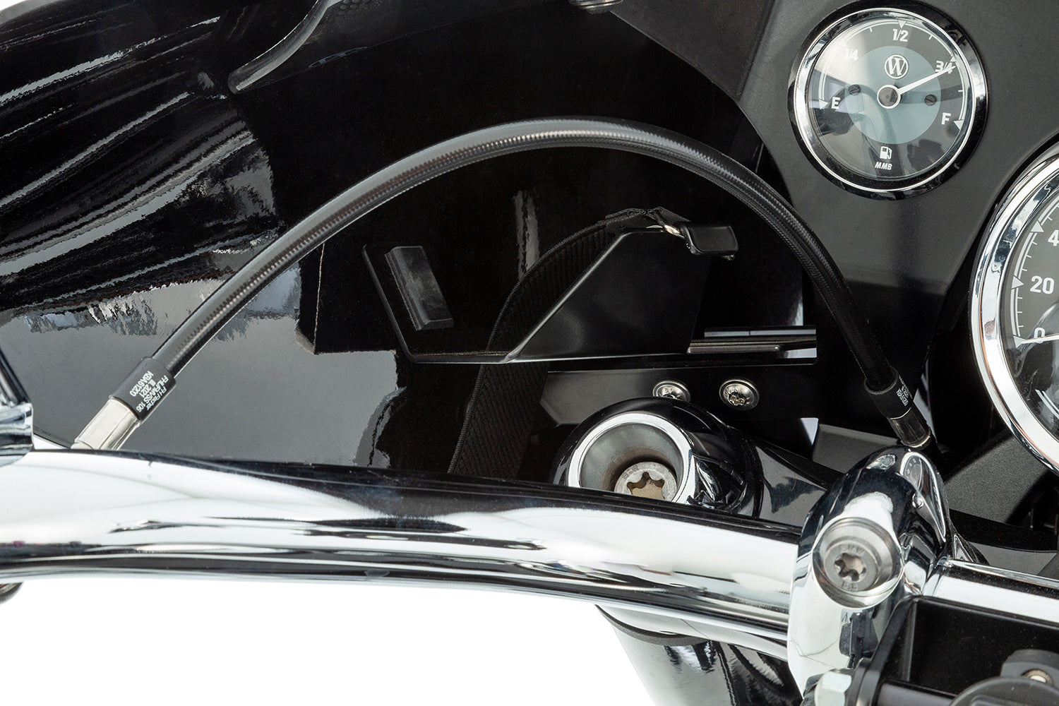 Wunderlich loudspeaker/bottle holder for HIGHWAY cockpit fairing R 18