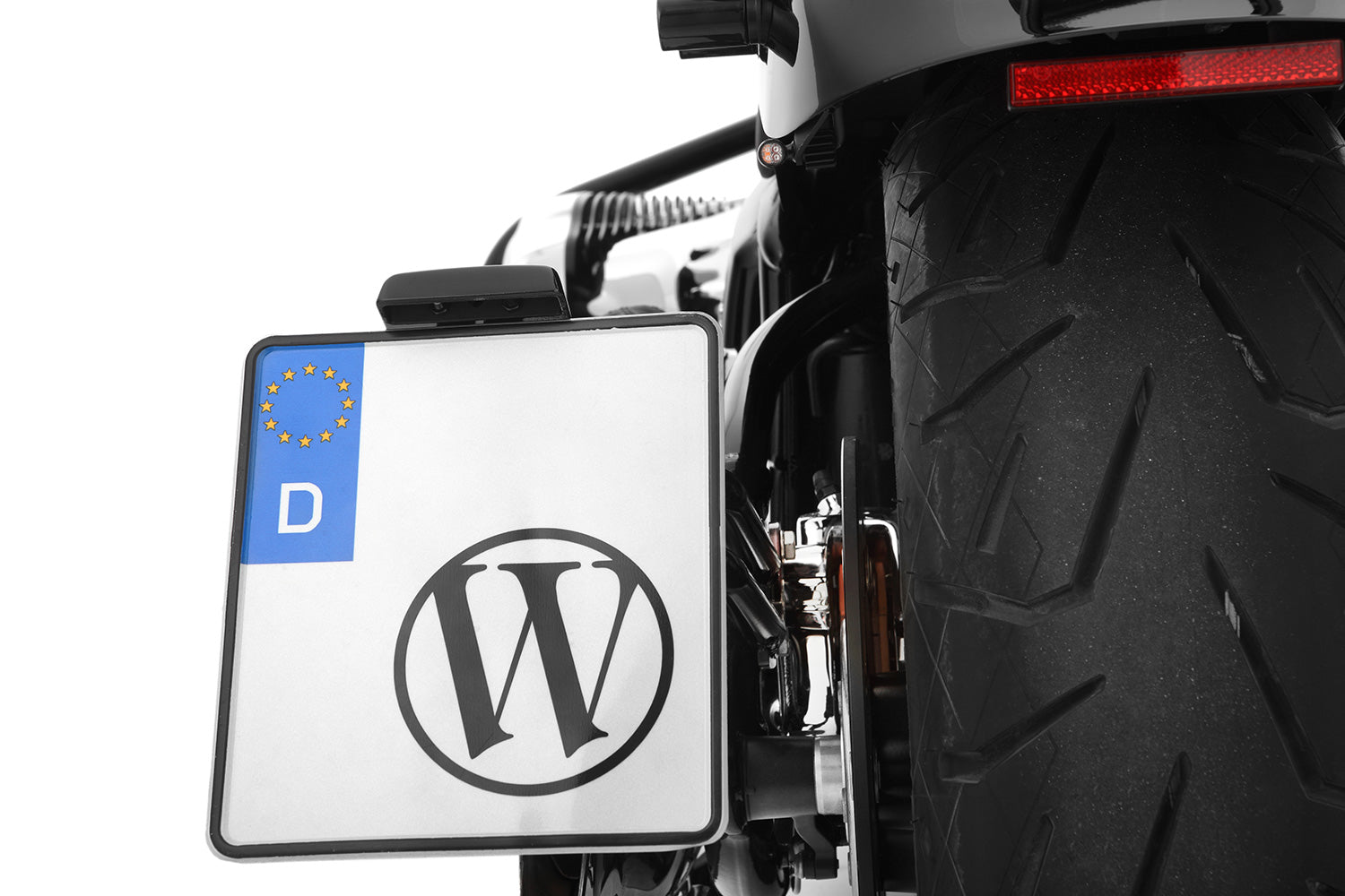 Wunderlich licence plate holder side R 18
