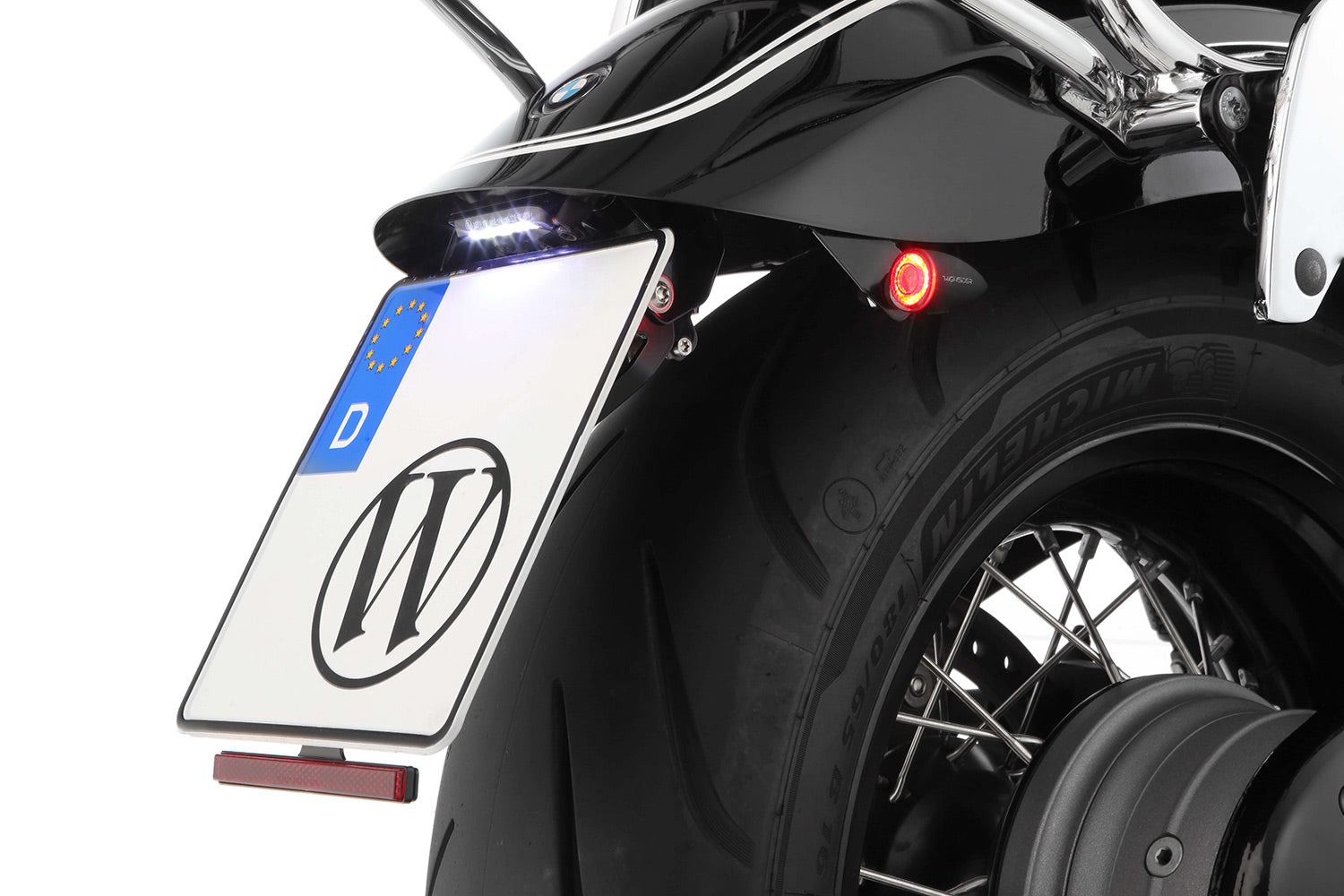 Wunderlich PURE tail conversion with indicator bracket R 18