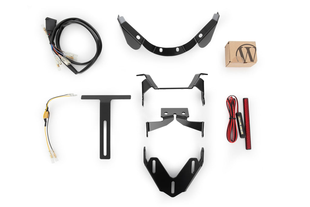 Wunderlich PURE tail conversion with indicator bracket R 18