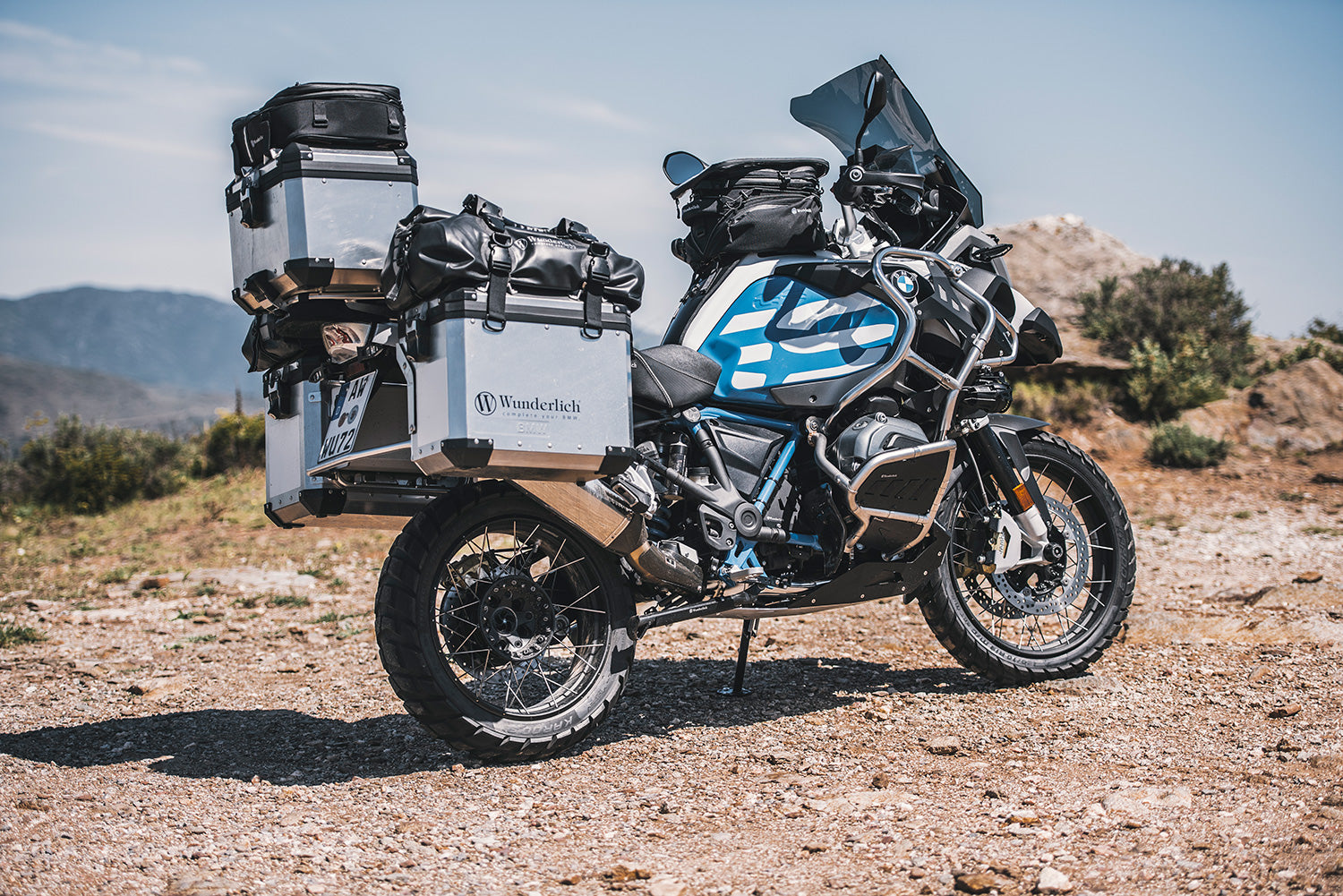 Wunderlich luggage net for BMW aluminium case