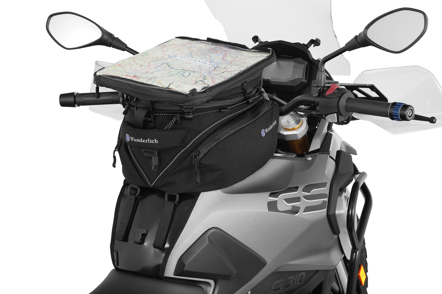 Wunderlich mounting system for ELEPHANT tank bag G 310 GS