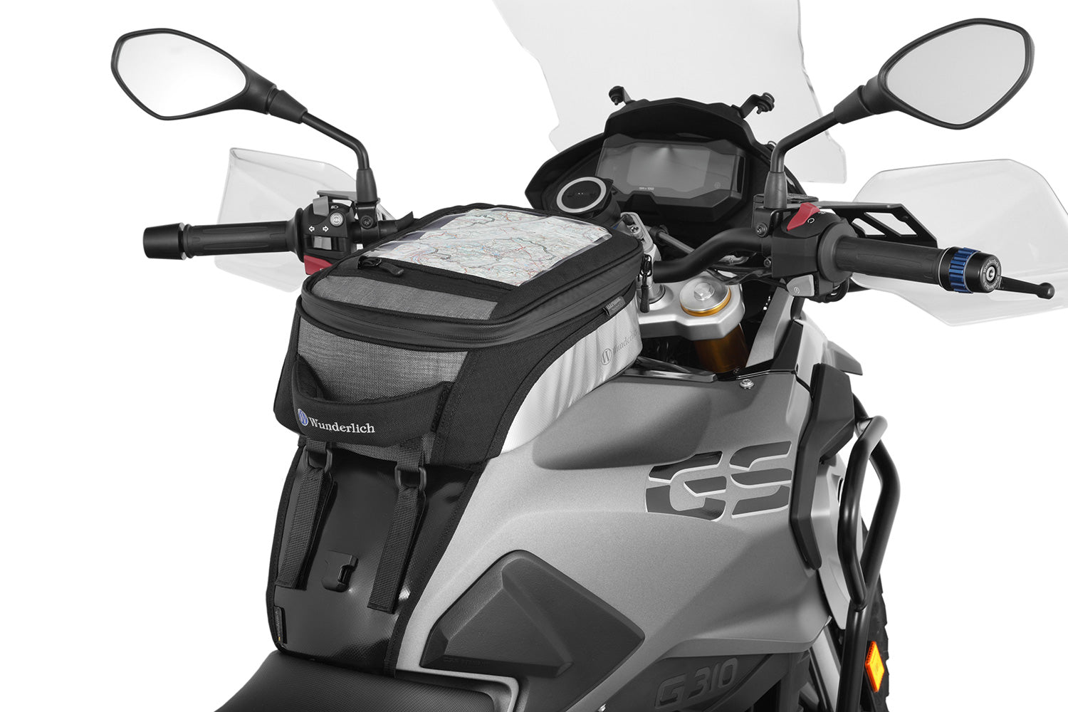 Wunderlich mounting system for ELEPHANT tank bag G 310 GS