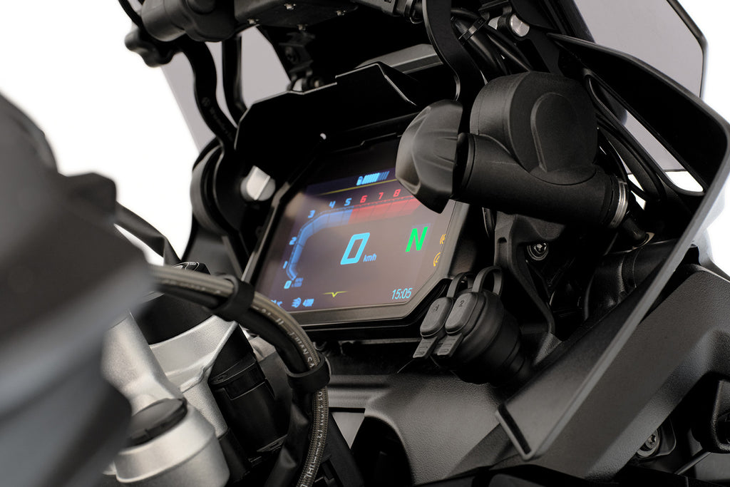 Wunderlich TFT Display Anti-Theft Protection with Integrated Sun Visor