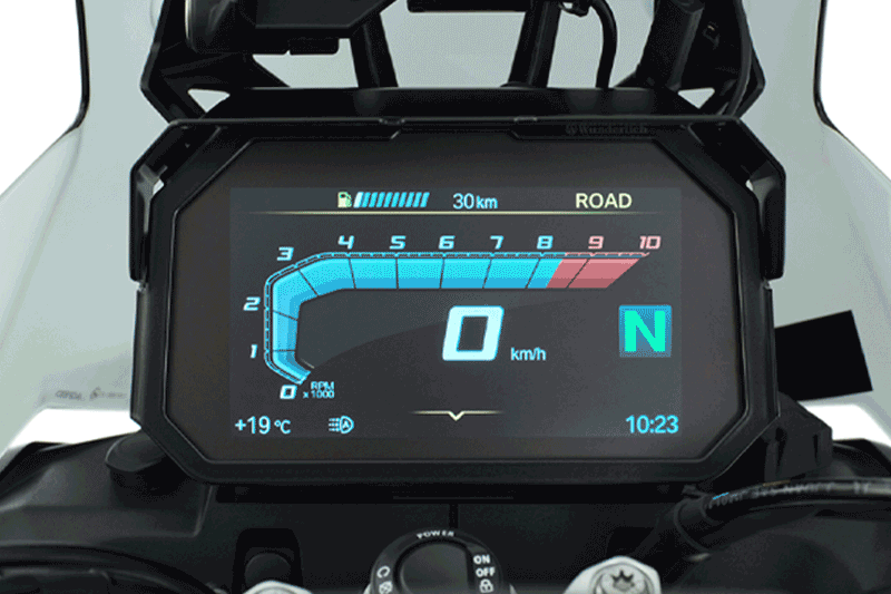 Wunderlich TFT Display Anti-Theft Guard with Glare Shield Mounting Option F 900 GS (2023-)