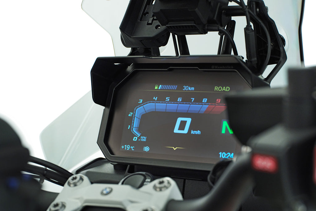 Wunderlich TFT Display Anti-Theft Guard with Glare Shield Mounting Option F 900 GS (2023-)