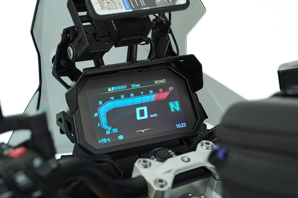 Wunderlich TFT Display Anti-Theft Guard with Glare Shield Mounting Option F 900 GS (2023-)