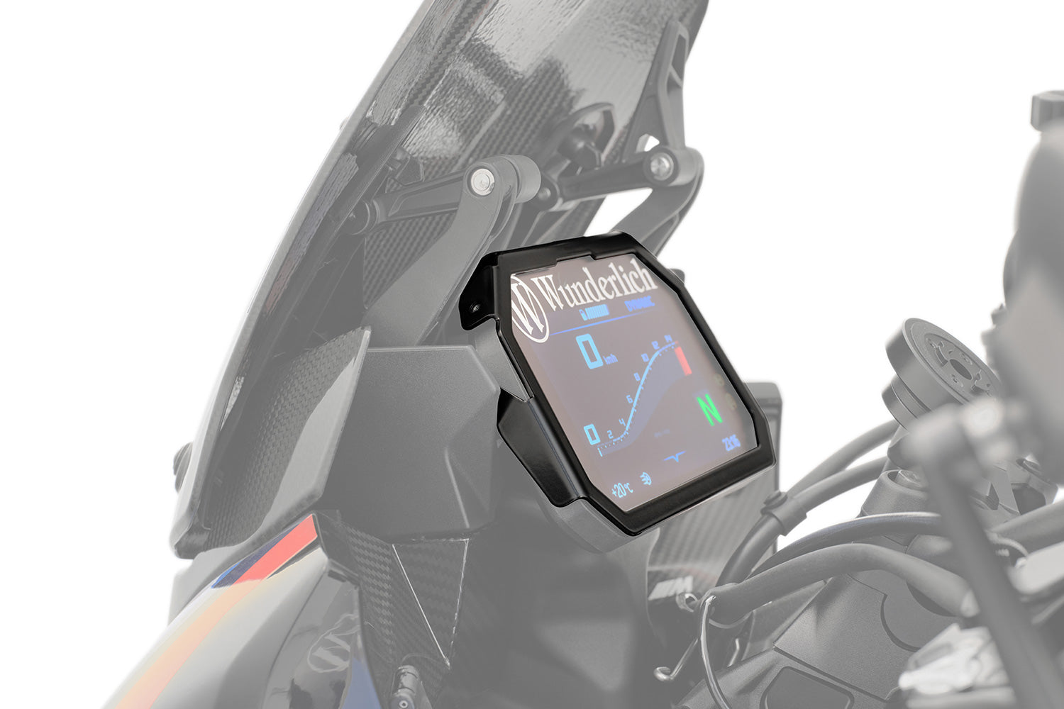 Wunderlich TFT Display Anti-Theft Protection with Sun Visor Preparation M/S 1000 XR (2024-)