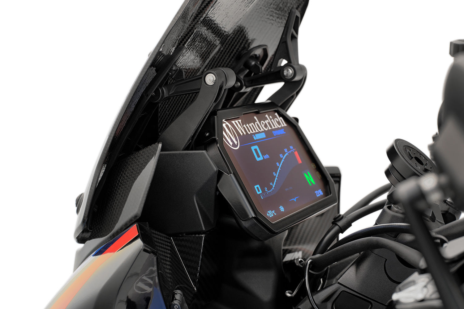 Wunderlich TFT Display Anti-Theft Protection with Sun Visor Preparation M/S 1000 XR (2024-)