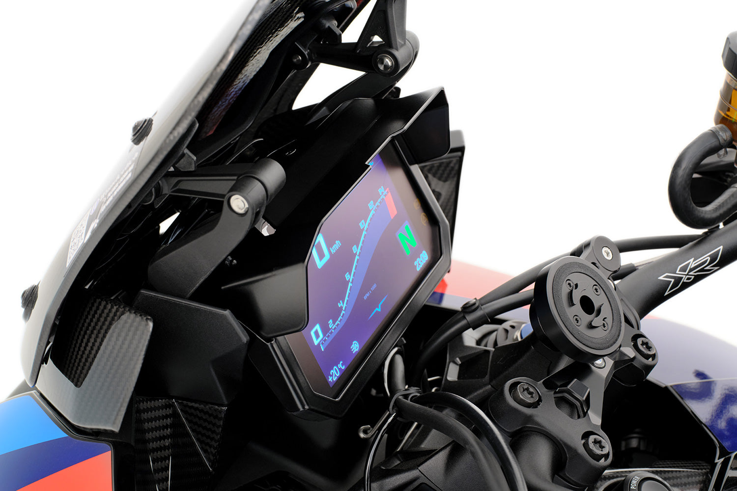 Wunderlich TFT Display Anti-Theft Protection with Sun Visor Preparation M/S 1000 XR (2024-)