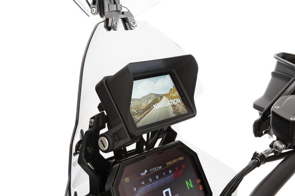 Wunderlich Glare Shield for BMW Navigator ConnectedRide