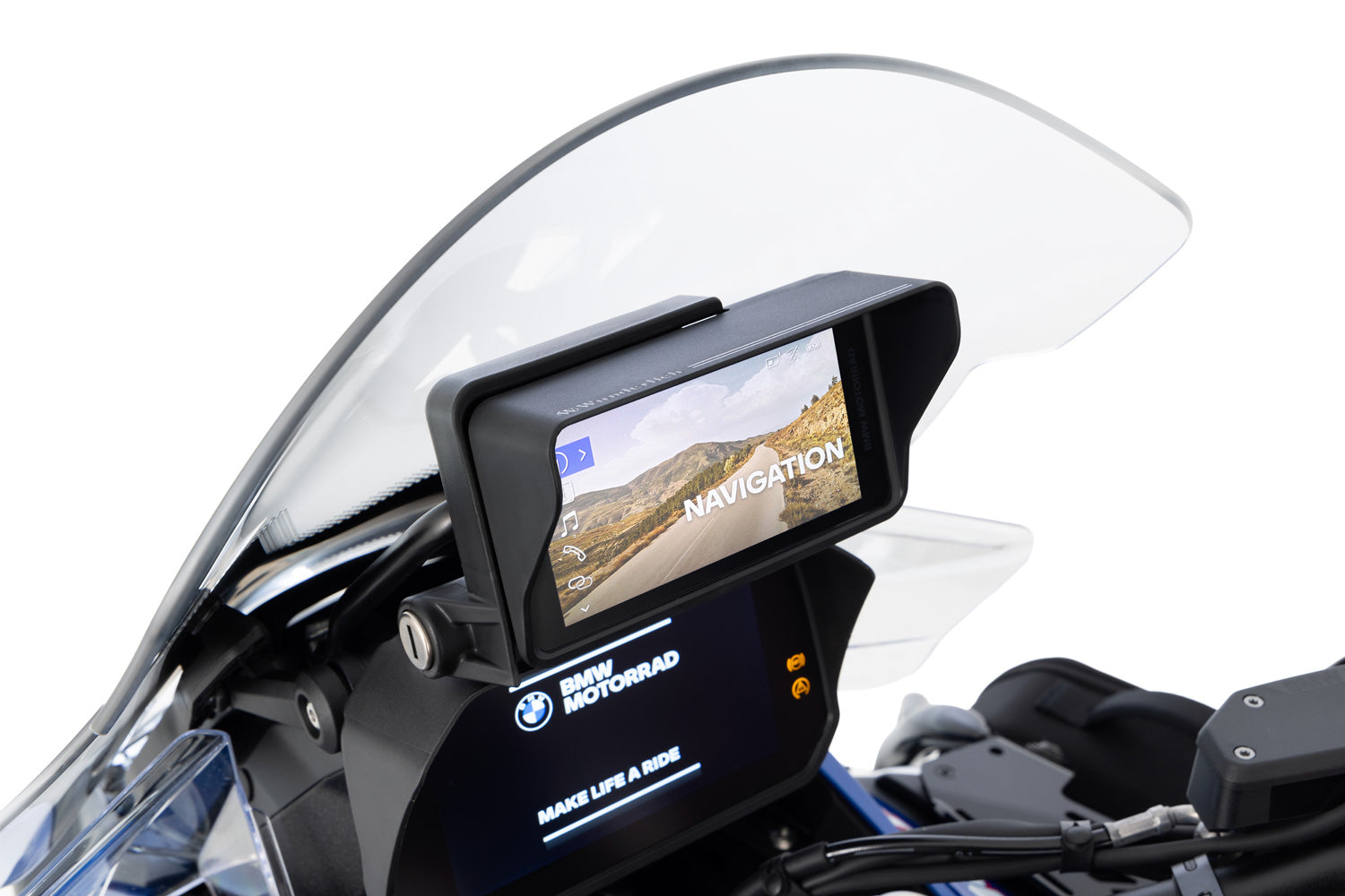 Wunderlich Glare Shield for BMW Navigator ConnectedRide