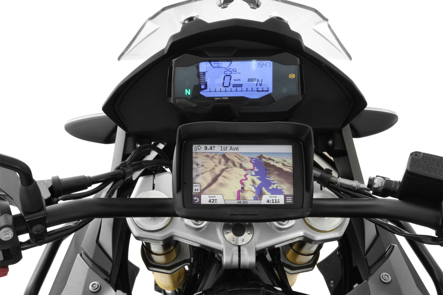 Device sun shade Garmin Zumo 590/595