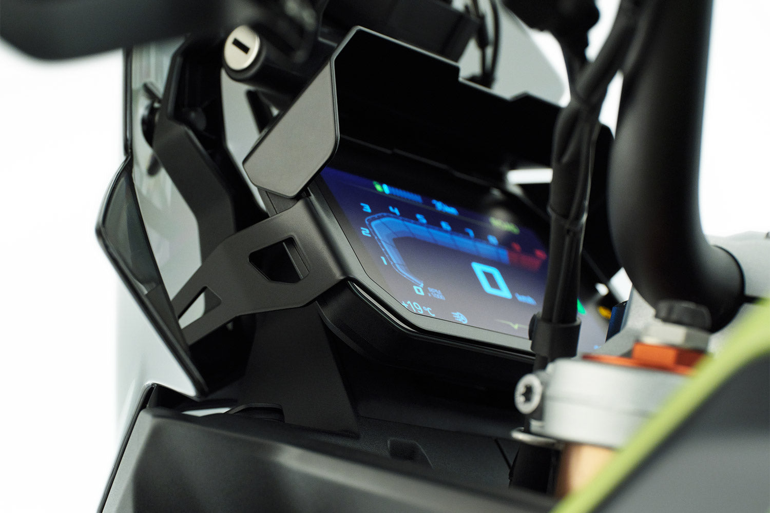 Wunderlich Sun Visor for TFT Anti-Theft Protection