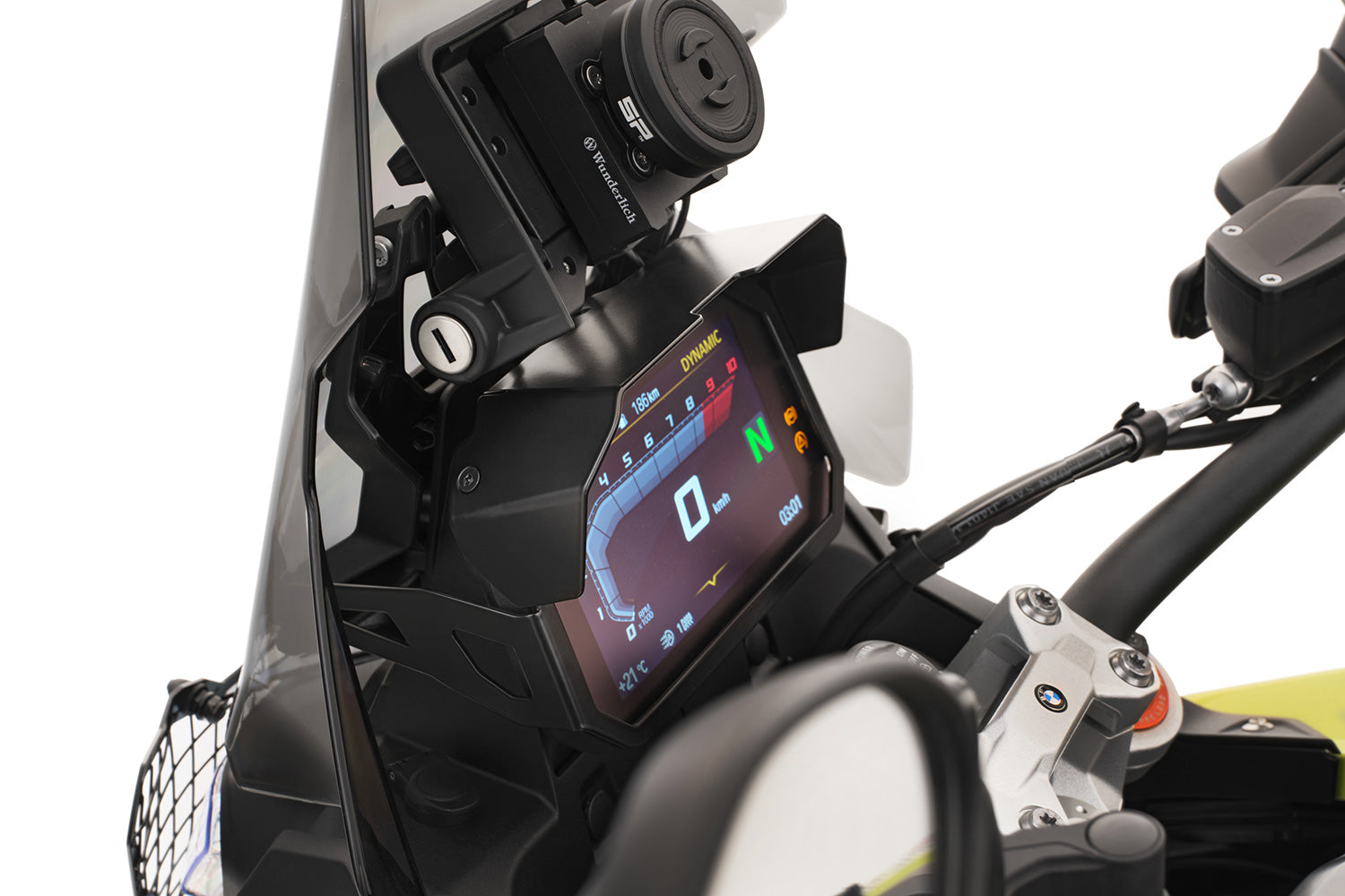 Wunderlich Sun Visor for TFT Anti-Theft Protection