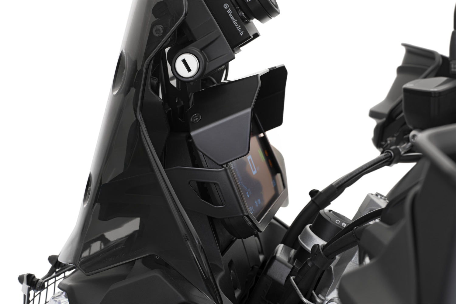Wunderlich Sun Visor for TFT Anti-Theft Protection