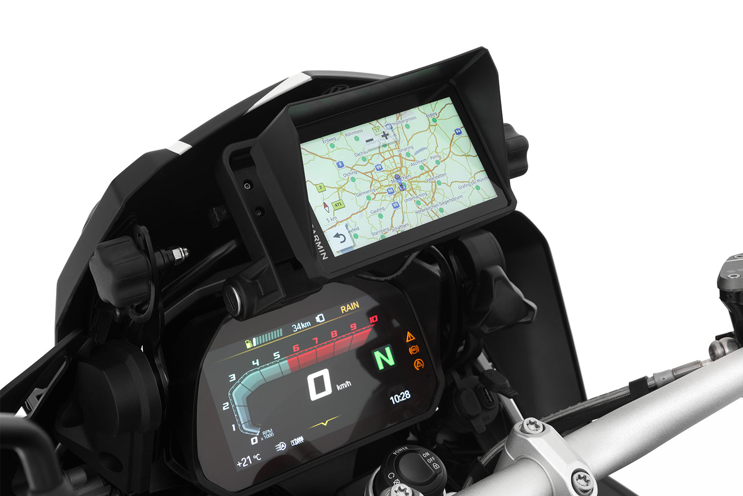 Wunderlich Sun Visor for the Garmin Zumo XT