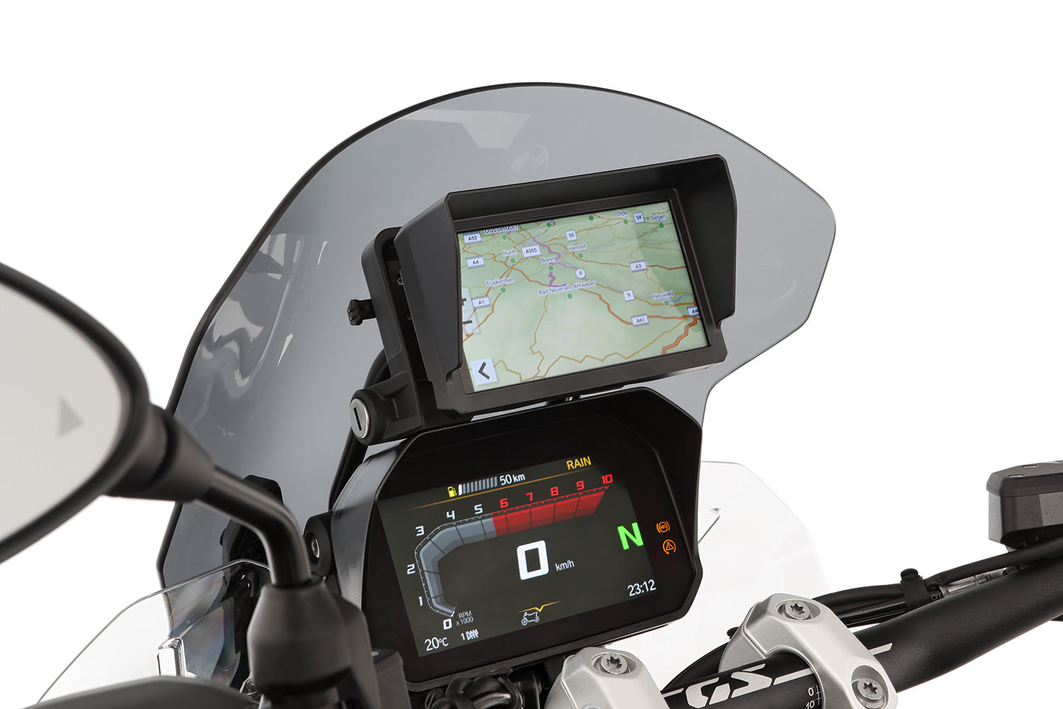 Wunderlich device sunshade GARMIN Zumo XT2 + XT3 (6-inch)