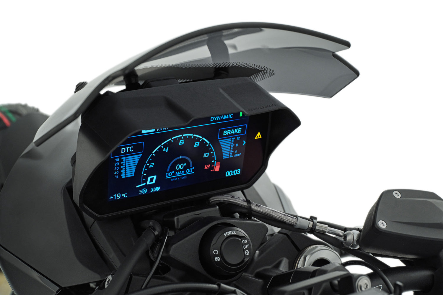 Wunderlich Glare shield for Cockpit TFT 6.5 inch