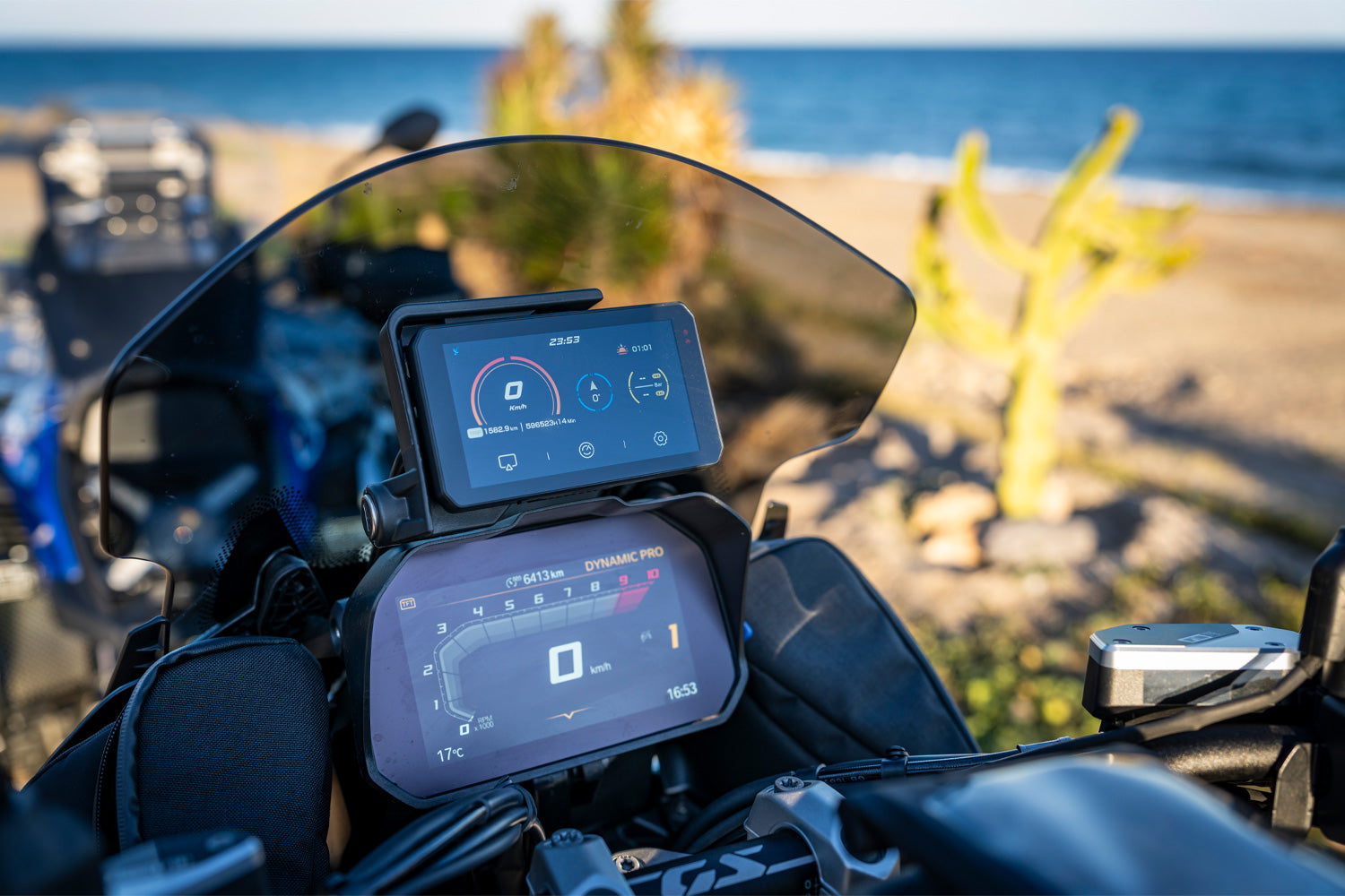 Wunderlich Glare shield for Cockpit TFT 6.5 inch