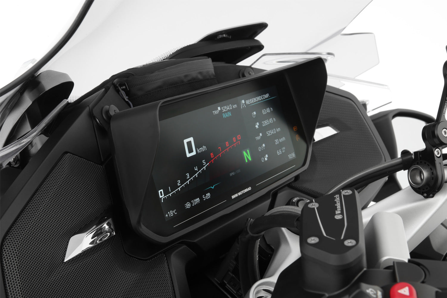 Wunderlich glare shield for TFT 10.25” cockpit