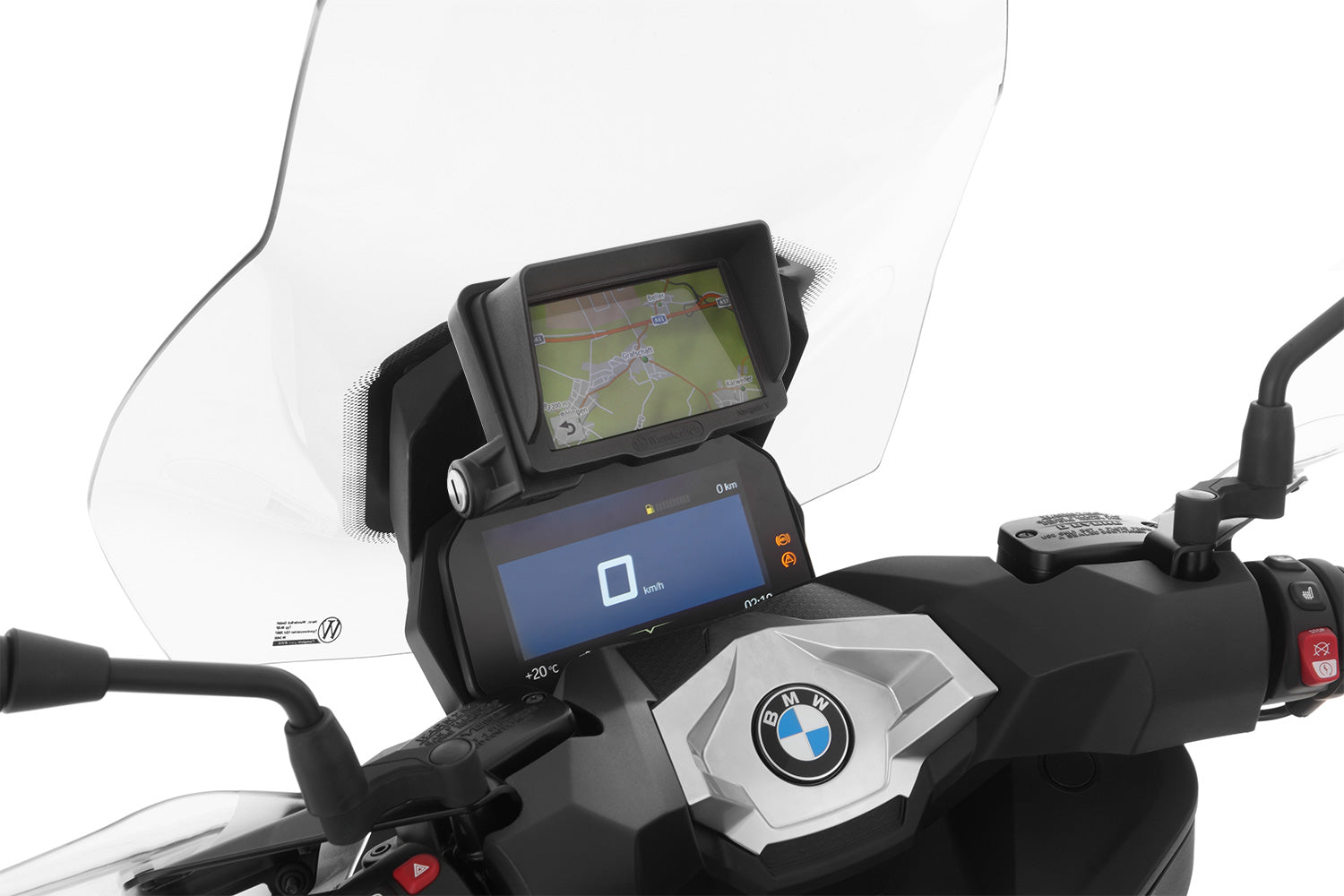 Wunderlich base holder for original Navigator C 400 GT