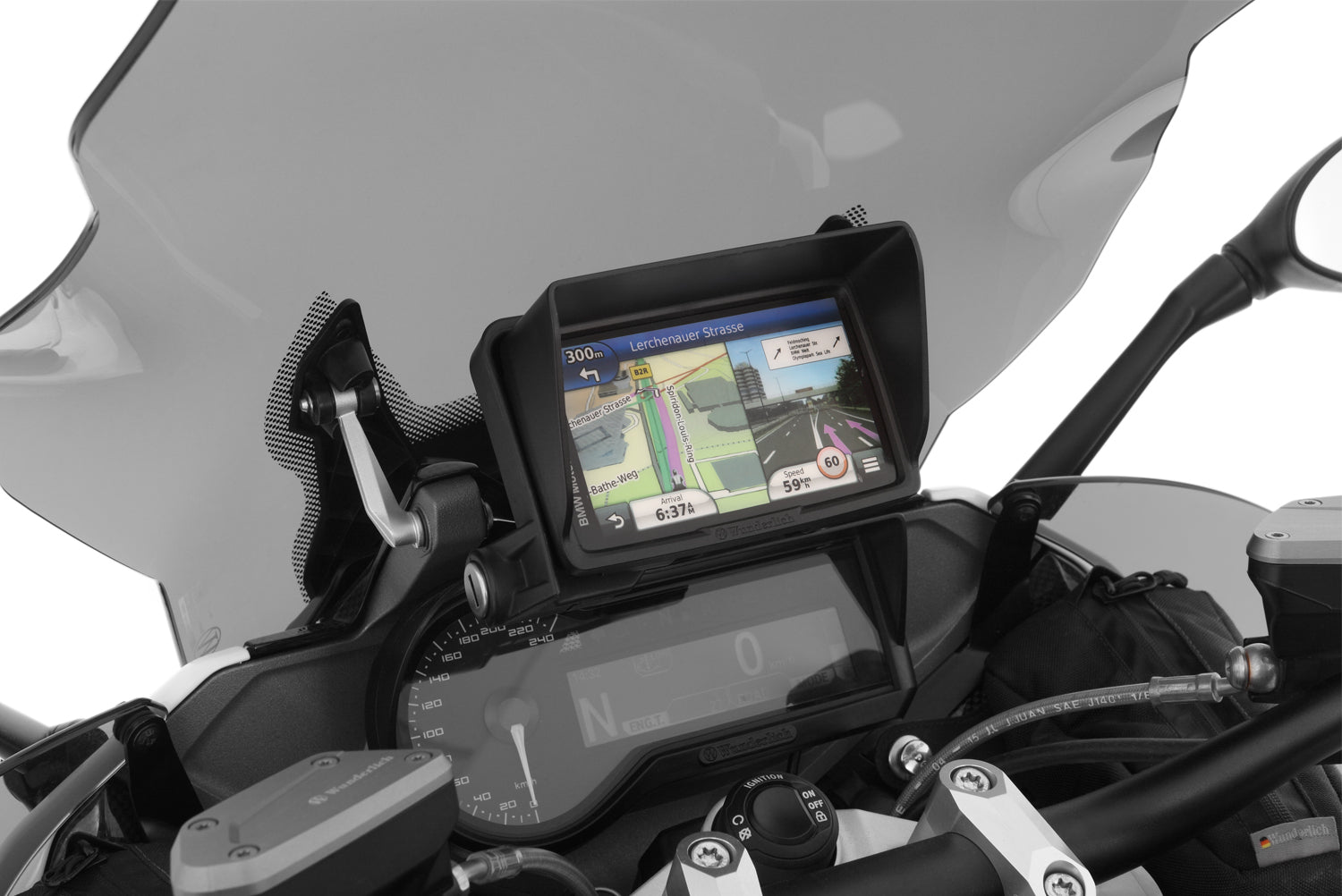 Wunderlich base holder for original Navigator R 1200 RS LC