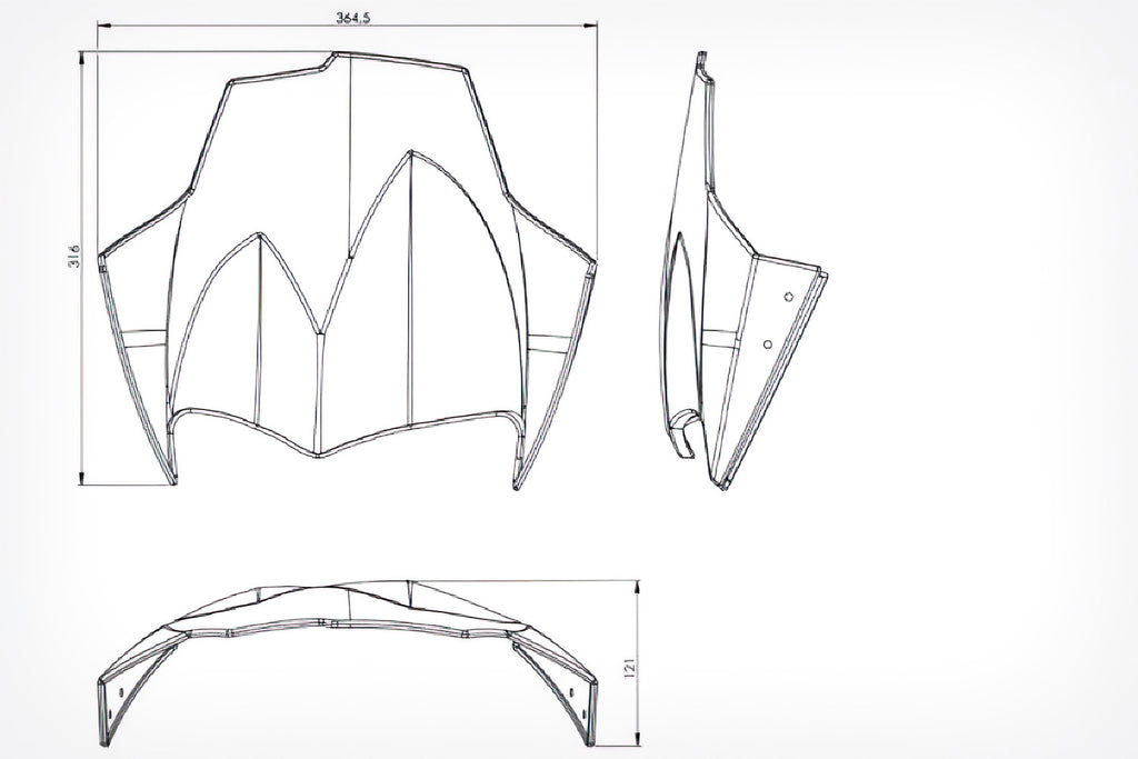 Wunderlich Windshield FLOWJET R 1200 GS + Adv.
