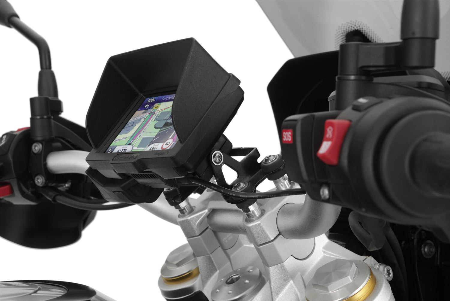 Wunderlich ERGO  handlebar riser for models with BMW sat nav