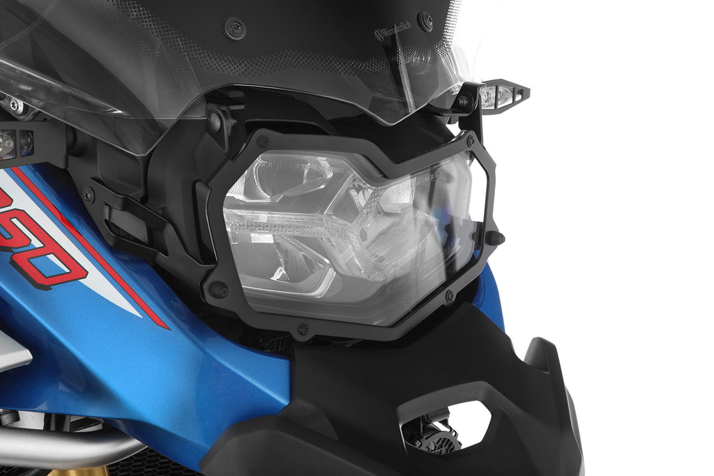 Wunderlich headlight protection foldable, CLEAR for F 850 / 900 GS Adv