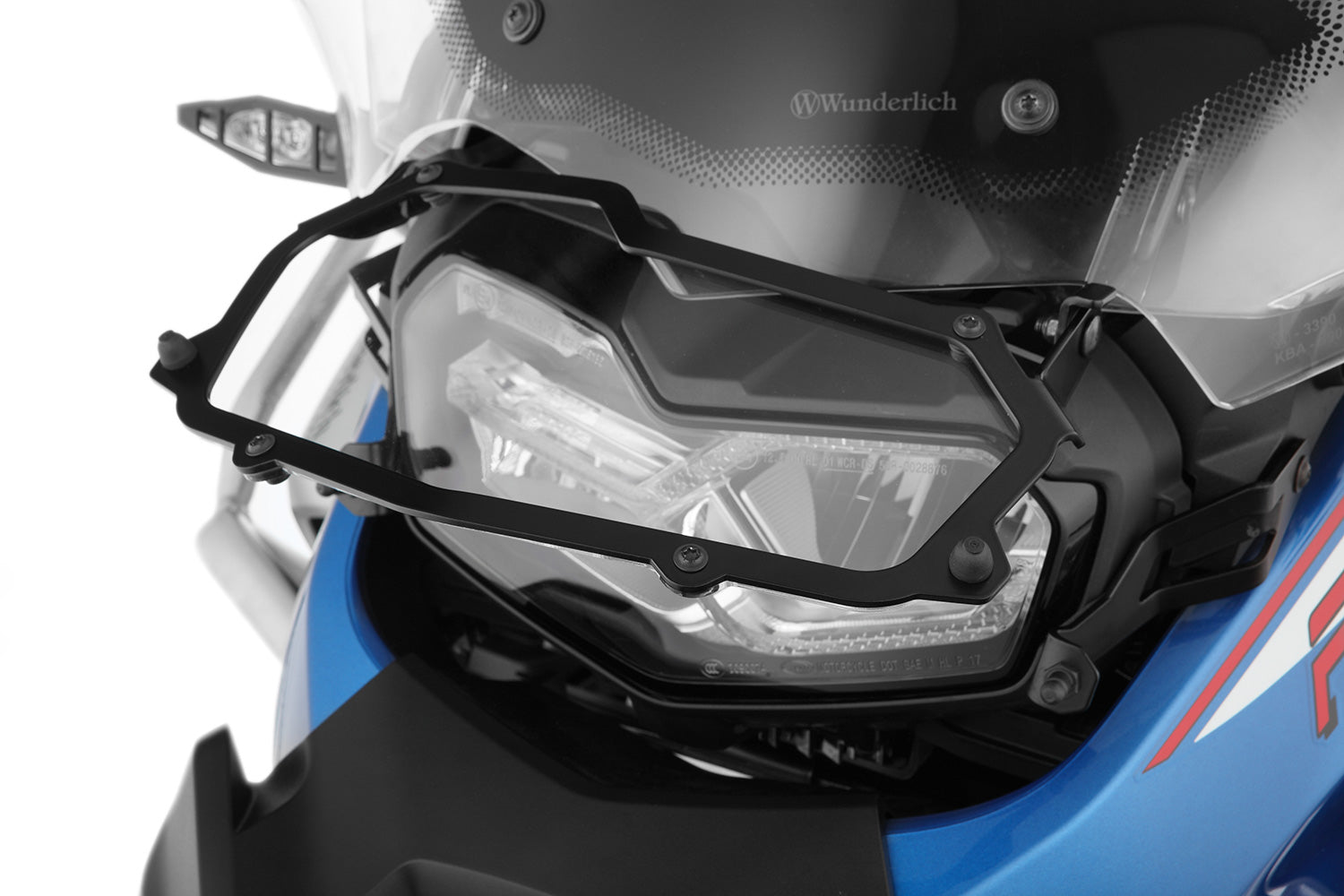 Wunderlich headlight protection foldable, CLEAR for F 850 / 900 GS Adv