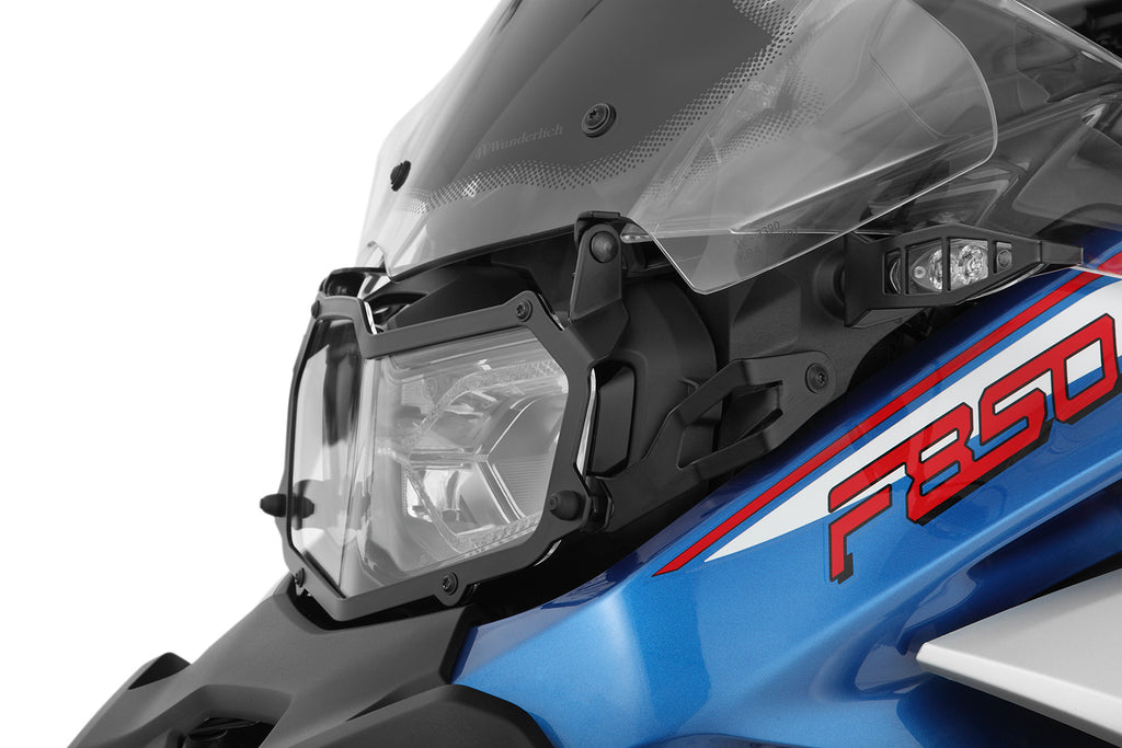 Wunderlich headlight protection foldable, CLEAR for F 850 / 900 GS Adv