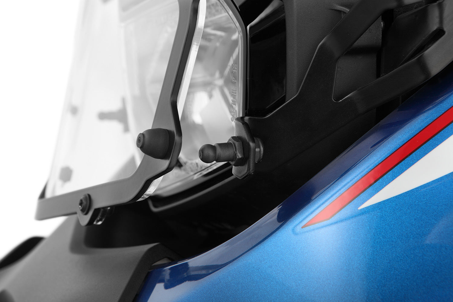 Wunderlich headlight protection foldable, CLEAR for F 850 / 900 GS Adv