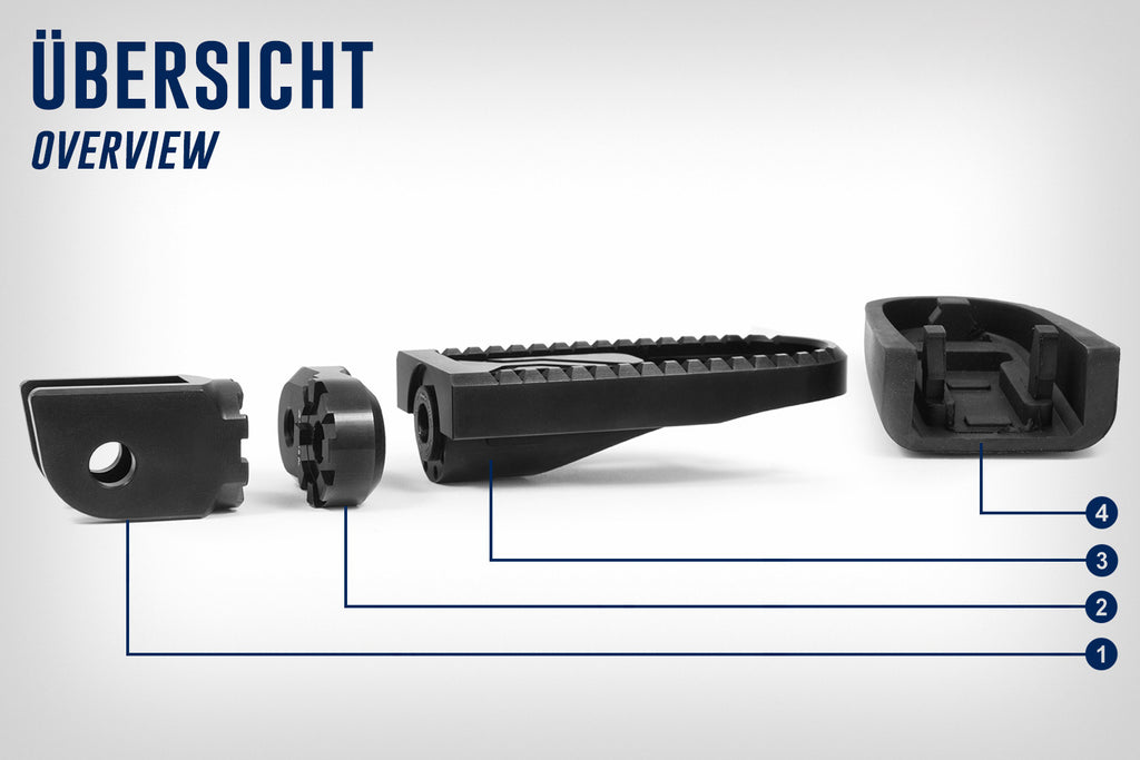 Wunderlich Vario footrest EVO1 (pair)